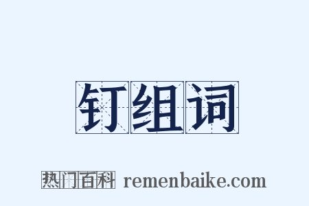 钉组词是什么意思的图片